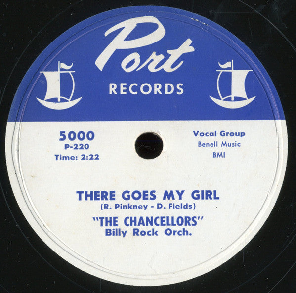 The Chancellors (9) : There Goes My Girl / Tell Me You Love Me (10")