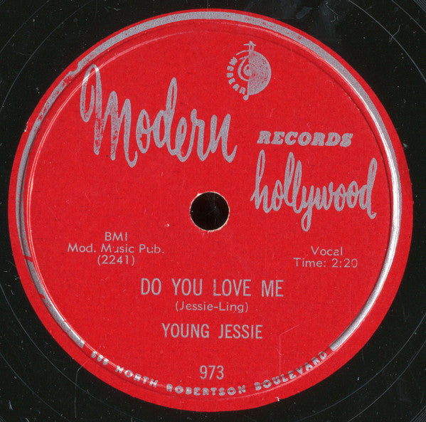Young Jessie : Do You Love Me / Nothing Seems Right (10")