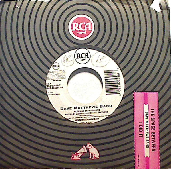 Dave Matthews Band : The Space Between / I Did It (7", Single)