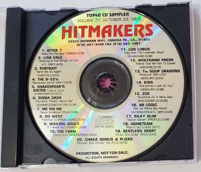 Various : Hitmakers Top 40 CD Sampler Volume 77 (CD, Comp, Promo)