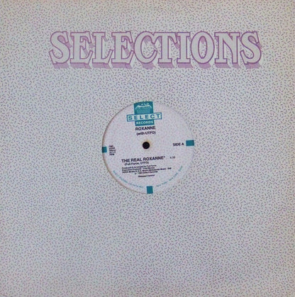 The Real Roxanne With UTFO : The Real Roxanne / Roxanne's Back Side (12", Dar)