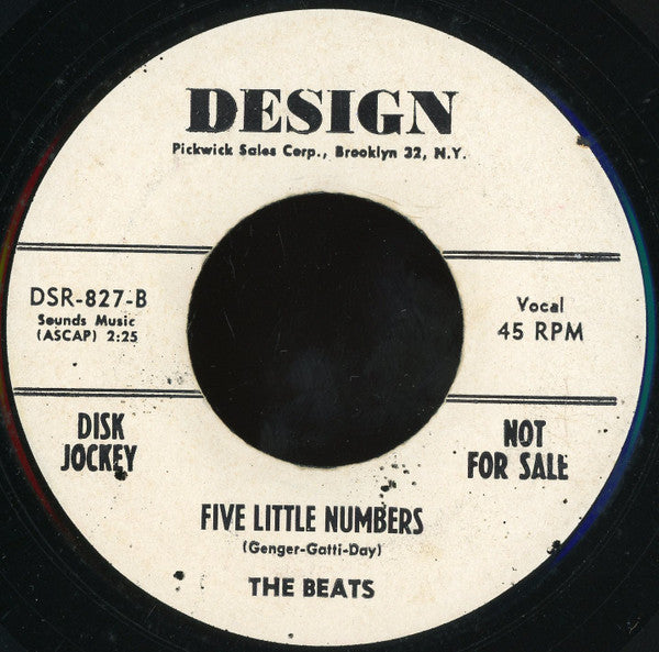 The Beats (11) : Bagdad Daddy / Five Little Numbers (7", Promo)