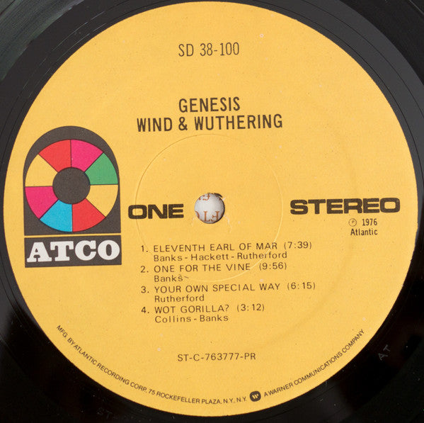 Genesis : Wind & Wuthering (LP, Album, RE, PR )