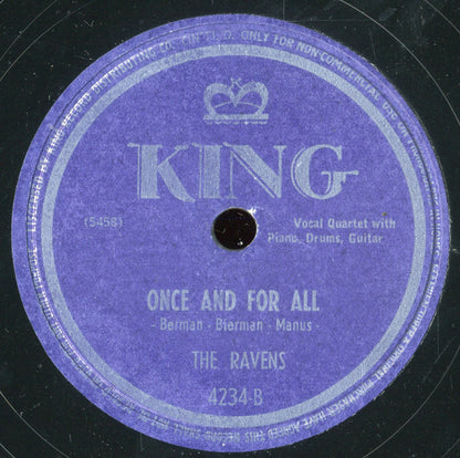 The Ravens (2) : Bye Bye Baby Blues / Once And For All (Shellac, 10")