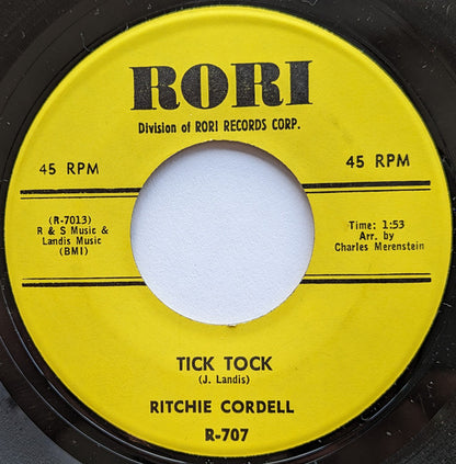 Ritchie Cordell : Tick Tock (7", Single)