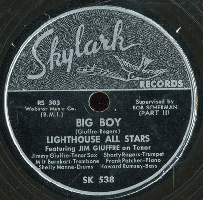 Howard Rumsey's Lighthouse All-Stars : Big Boy (Shellac, 10")