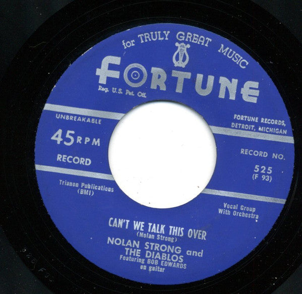 Nolan Strong And The Diablos : The Mambo Of Love / Can't We Talk This Over (7")