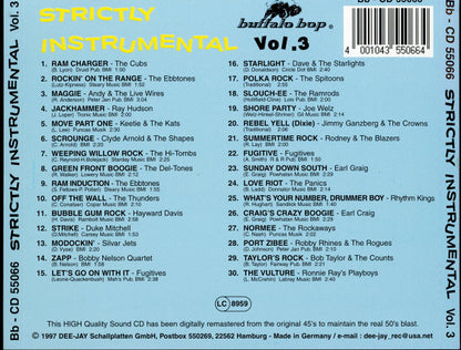 Various : Strictly Instrumental Vol. 3 (CD, Comp)