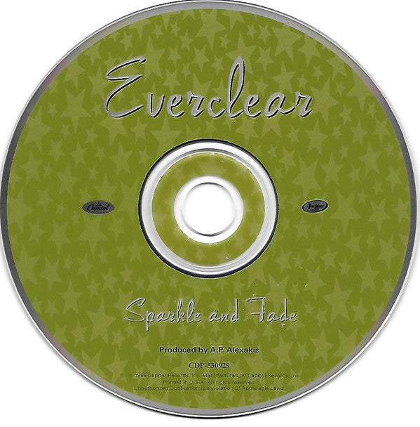 Everclear : Sparkle And Fade (CD, Album, Club, EMI)