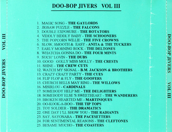 Various : Doo-Bop-Jivers Vol. III (CD, Comp)
