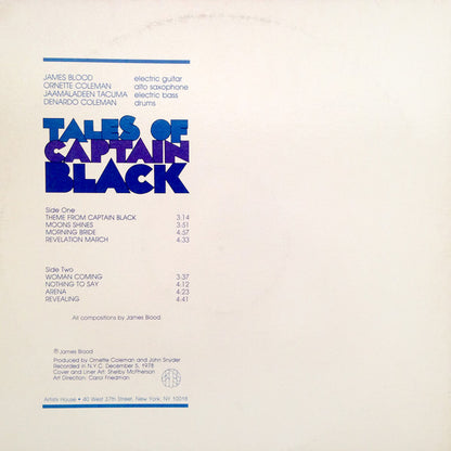 James Blood Ulmer : Tales Of Captain Black (LP, Album)