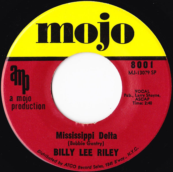 Billy Lee Riley : Mississippi Delta (7")