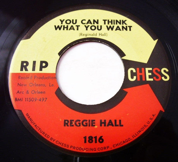 Reginald Hall : The Joke / You Can Think What You Want (7", Single)