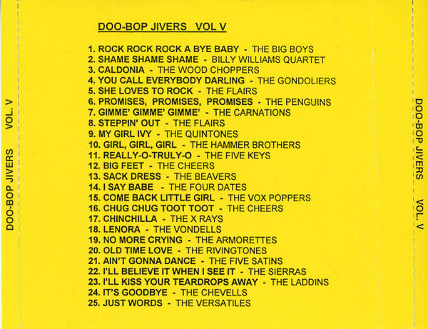 Various : Doo-Bop-Jivers Vol. V  (CD, Comp)