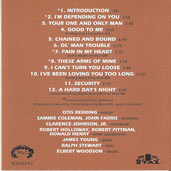 Otis Redding : Good To Me: Recorded Live At The Whiskey A Go Go Vol.2 (CD, Album, Promo)