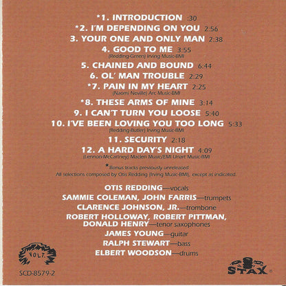 Otis Redding : Good To Me: Recorded Live At The Whiskey A Go Go Vol.2 (CD, Album, Promo)