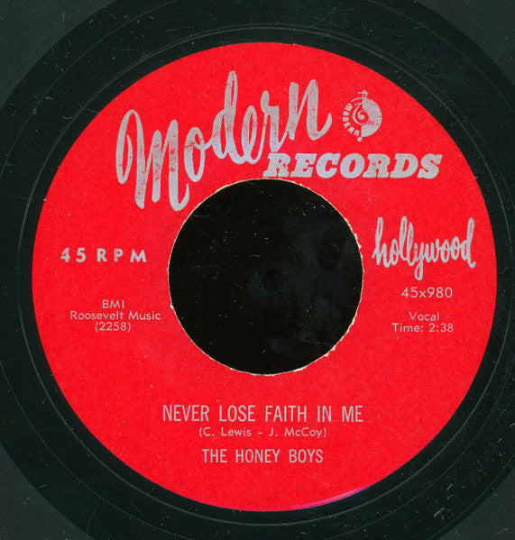 The Honey Boys (3) : Vippity Vop / Never Lose Faith In Me (7")