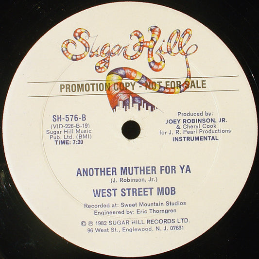 West Street Mob : Sing A Simple Song / Another Muther For Ya (12", Promo)