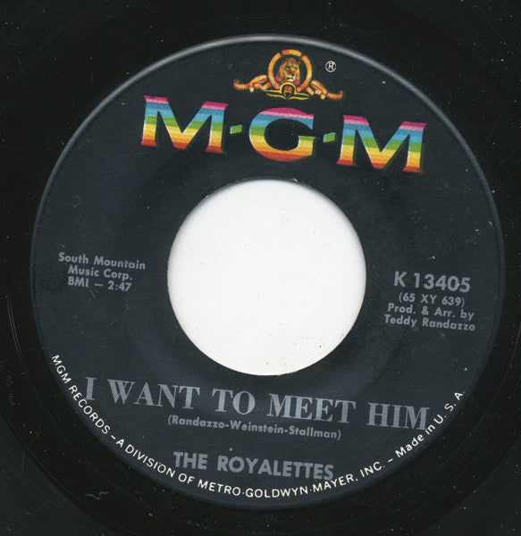 The Royalettes : Never Again / I Want To Meet Him (7")