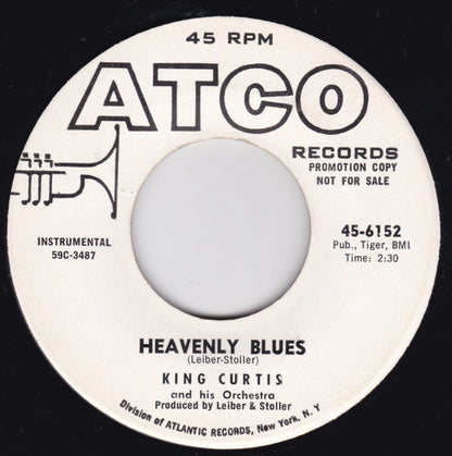 King Curtis And His Orchestra : Heavenly Blues / Restless Guitar (7", Single, Promo)
