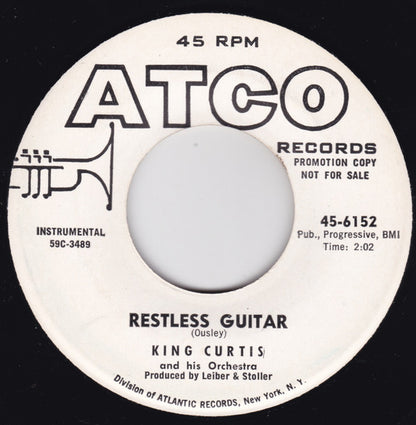 King Curtis And His Orchestra : Heavenly Blues / Restless Guitar (7", Single, Promo)