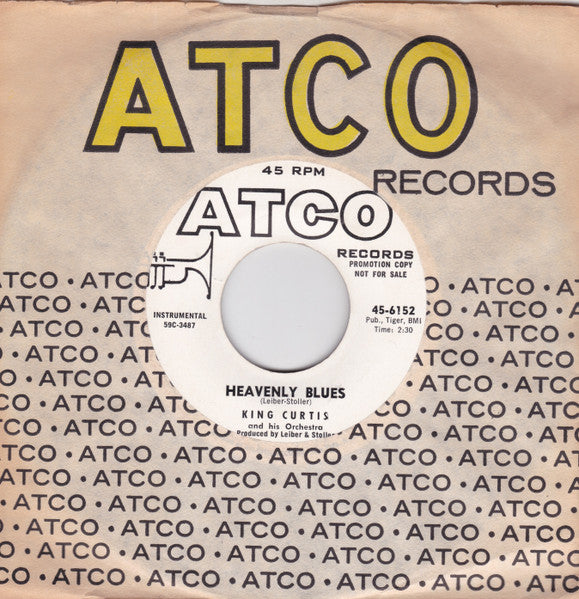 King Curtis And His Orchestra : Heavenly Blues / Restless Guitar (7", Single, Promo)