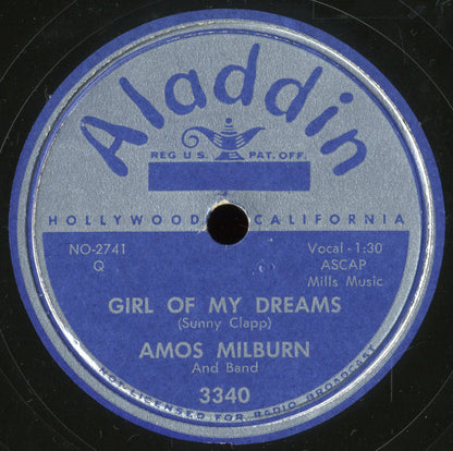 Amos Milburn & His Band : Girl Of My Dreams / Every Day Of The Week (10")