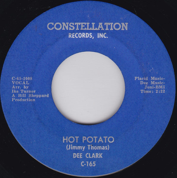 Dee Clark : Hot Potato  (7", Single)