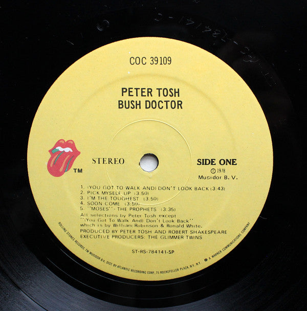 Peter Tosh : Bush Doctor (LP, Album, SP)