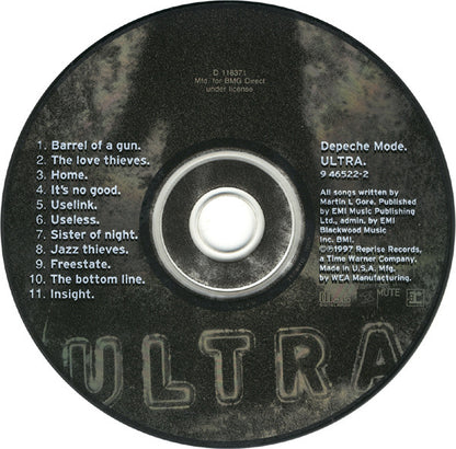 Depeche Mode : Ultra (CD, Album, Club, BMG)