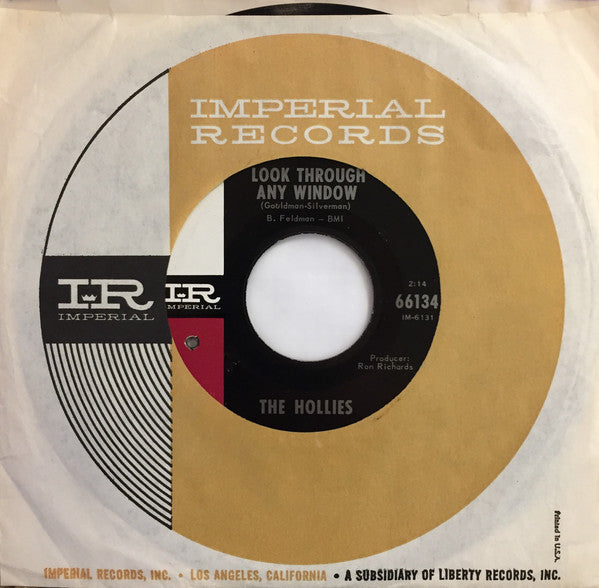 The Hollies : Look Through Any Window (7", Single, RCA)