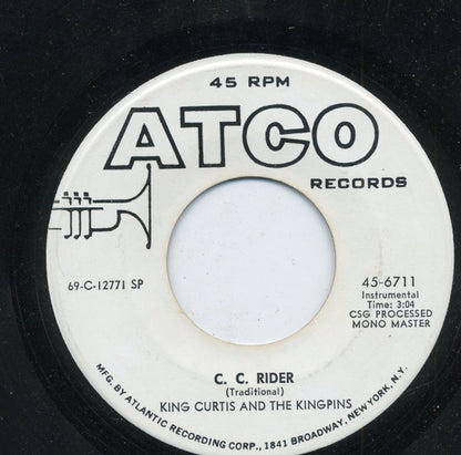 King Curtis & The Kingpins : Rocky Roll / C.C. Rider (7", Single, Mono, Promo)