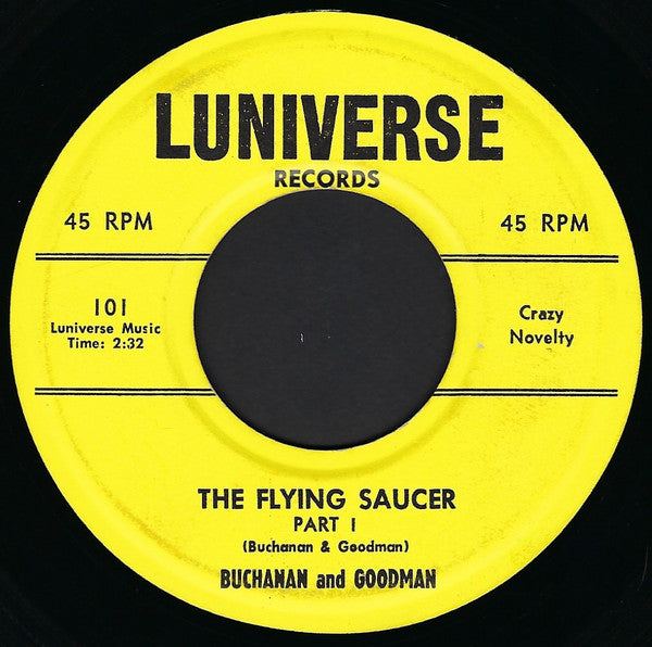 Buchanan & Goodman : The Flying Saucer (7", Single)