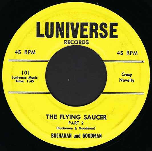 Buchanan & Goodman : The Flying Saucer (7", Single)