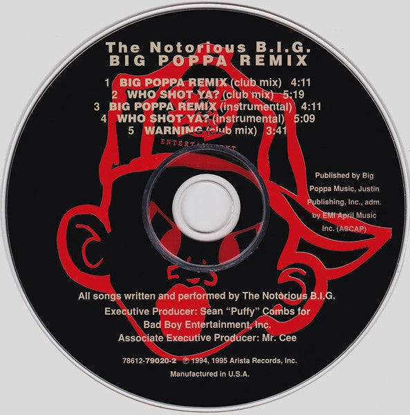 Notorious B.I.G. : Big Poppa (Remix) (CD, Single)