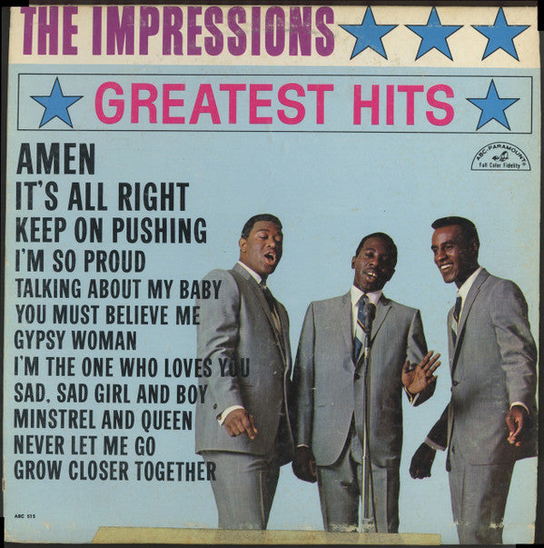 The Impressions : Greatest Hits (LP, Comp, Mono)
