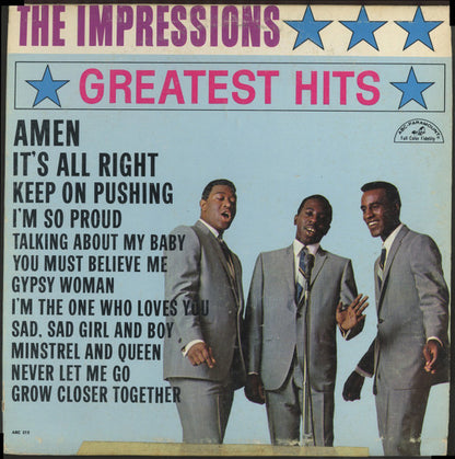 The Impressions : Greatest Hits (LP, Comp, Mono)