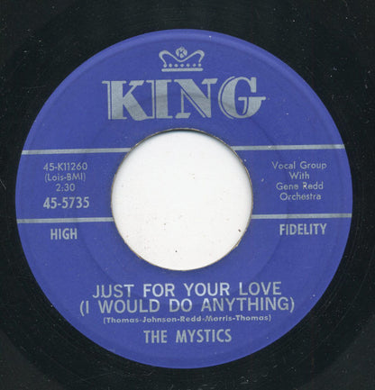 The Mystics (32) : The Jumpin' Bean / Just For Your Love (I Would Do Anything) (7", Single)