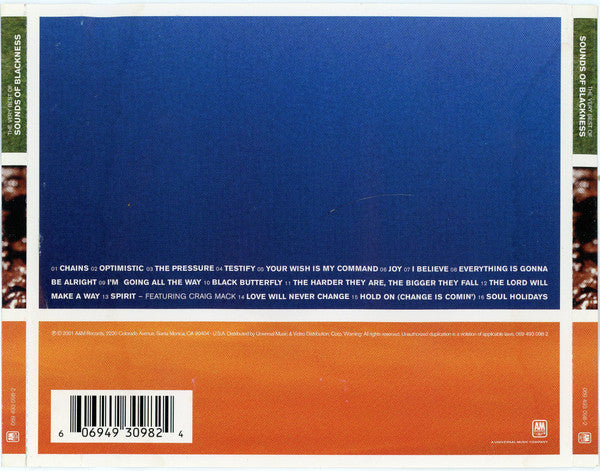 Sounds Of Blackness : The Very Best Of Sounds Of Blackness (CD, Comp)