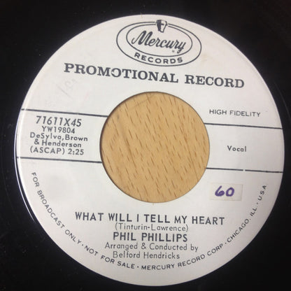 Phil Phillips (3) : Your True Love Once More / What Will I Tell My Heart (7", Promo)