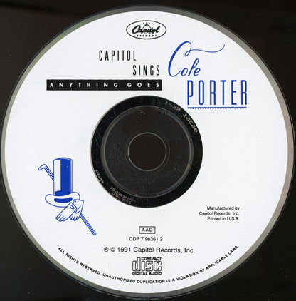 Various : Anything Goes - Capitol Sings Cole Porter (CD, Comp, Club, RM)