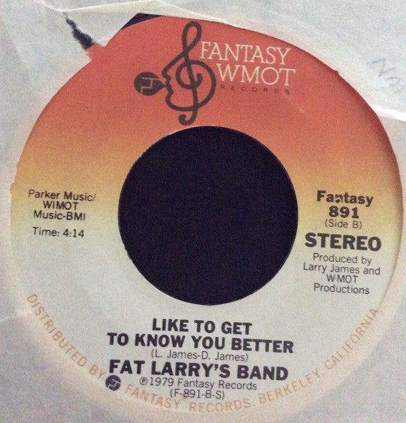 Fat Larry's Band : How Good Is Love (7", Single, Styrene, Ter)