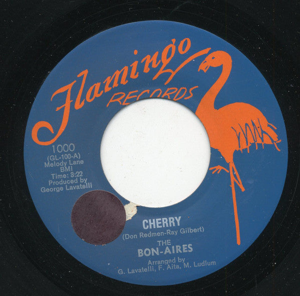 The Bon-Aires : Cherry / At Night (7", Single)