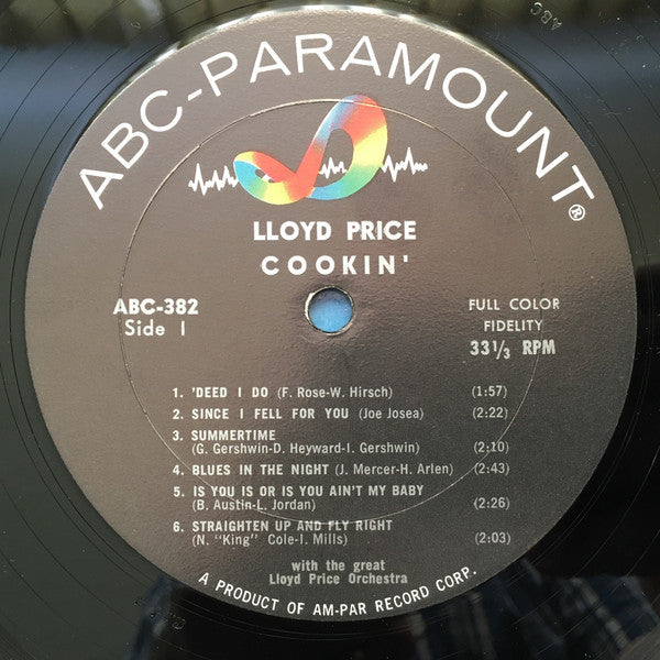 Lloyd Price : Cookin' (LP, Mono)