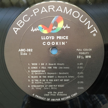 Lloyd Price : Cookin' (LP, Mono)