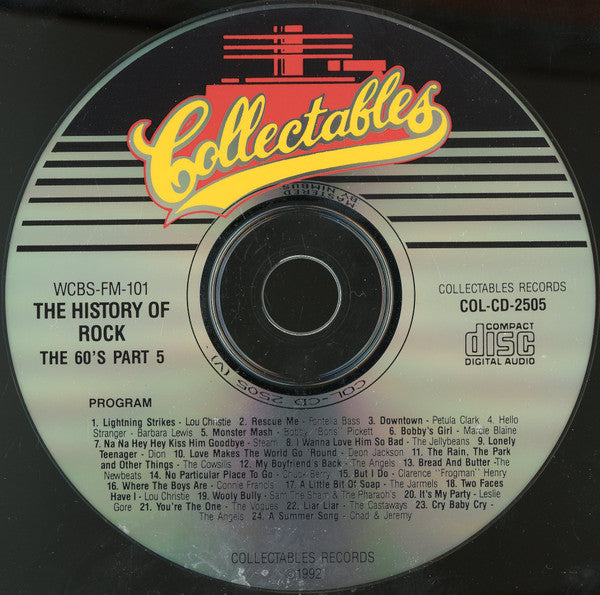 Various : WCBS FM101 History Of Rock - The 60's Part 5 (CD, Comp)
