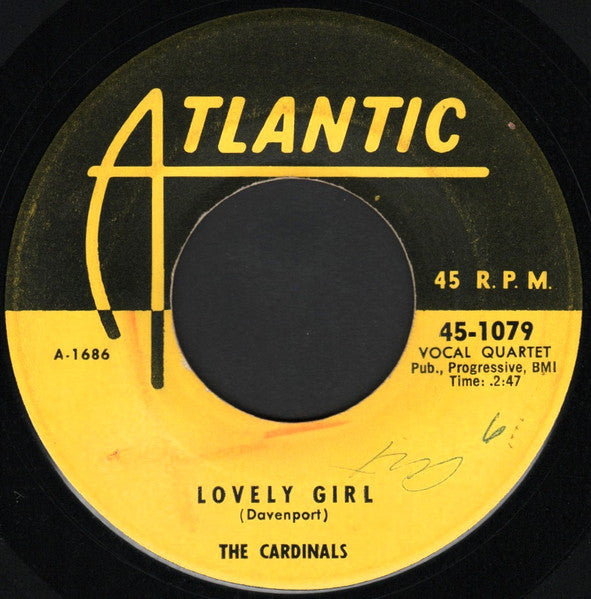 The Cardinals (2) : Here Goes My Heart To You / Lovely Girl (7")