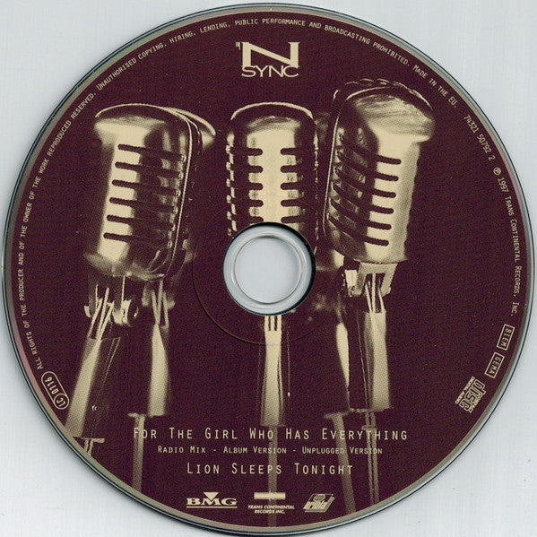 *NSYNC : For The Girl Who Has Everything (CD, Maxi)