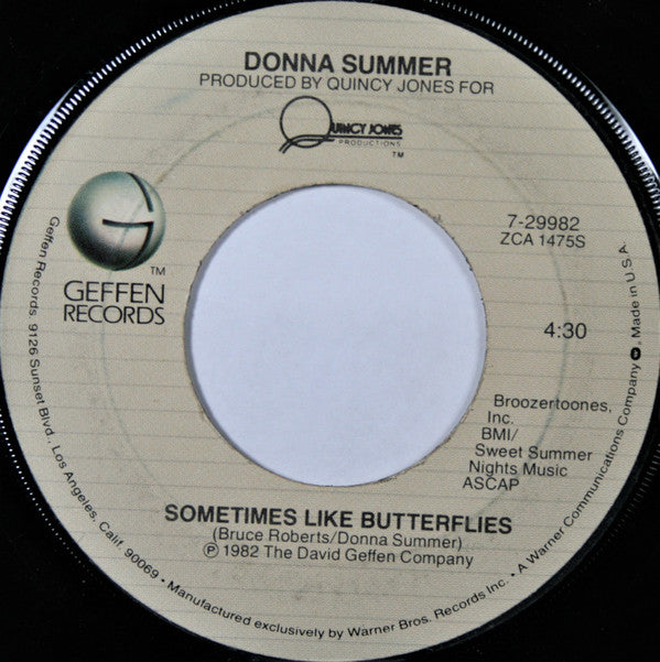 Donna Summer : Love Is In Control (Finger On The Trigger) (7", Single, Jac)