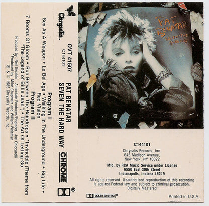 Pat Benatar : Seven The Hard Way (Cass, Album, Club, Chr)